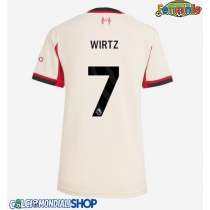 Maglie da calcio Liverpool Florian Wirtz #7 Seconda Maglia Femminile 2025-26 Manica Corta